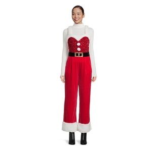 No Boundaries Santa Jumpsuit Size L